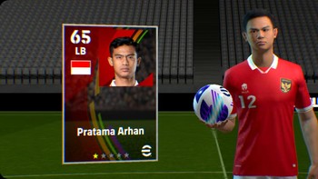 Pratama Arhan. Foto: (eFootball 2024).