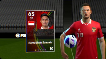 Ramadhan Sananta. Foto: (eFootball 2024).