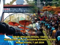 Rangkaian Acara hingga Jadwal Kirab 1 Suro Petilasan Sri Aji Jayabaya Kediri