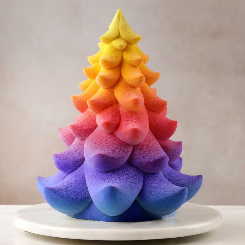 kue artistik buatan baker asal Ukraina
