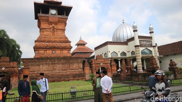 Masjid Al-Aqsha Menara Kudus, Selasa (3/3/2024).