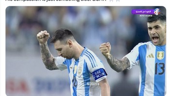 Mungkinkah Messi sengaja gagal penalti sebagai solidaritas kepada Ronaldo? Foto: Twitter