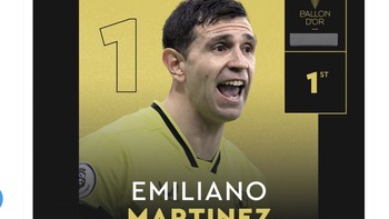 Mungkin saja dia pantas meraih Ballon dOr. Foto: Twitter