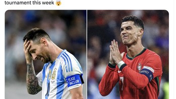 Dua megabintang ini sama-sama gagal penalti di turnamen internasional minggu ini. Foto: Twitter