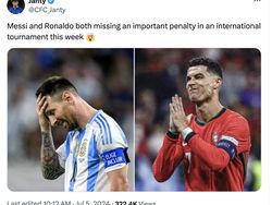 Meme Messi Gagal Penalti, Solider Sama Ronaldo