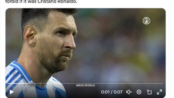 Penampilan Messi cukup menyedihkan di Copa America 2024 karena belum mencetak gol, bahkan dari penalti. Foto: Twitter