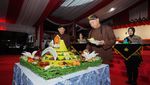 Momen Kapolri-Panglima TNI Nonton Wayang Kulit Lakon Tumurune Wiji Sejati