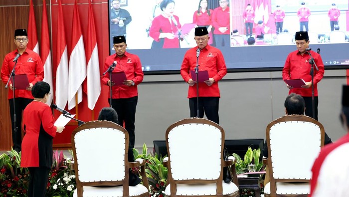 PDIP lantik 4 Kepala Badan Partai