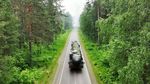 Penampakan Rudal Balistik Antarbenua Yars Belah Hutan di Rusia