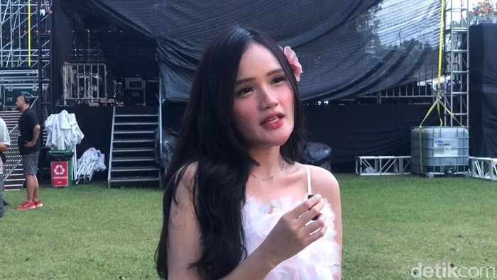 Fanny Soegi di Prambanan Jazz 2024 hari pertama, Jumat (5/7).