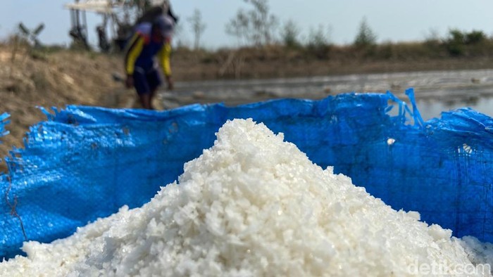 Petani garam di Cirebon