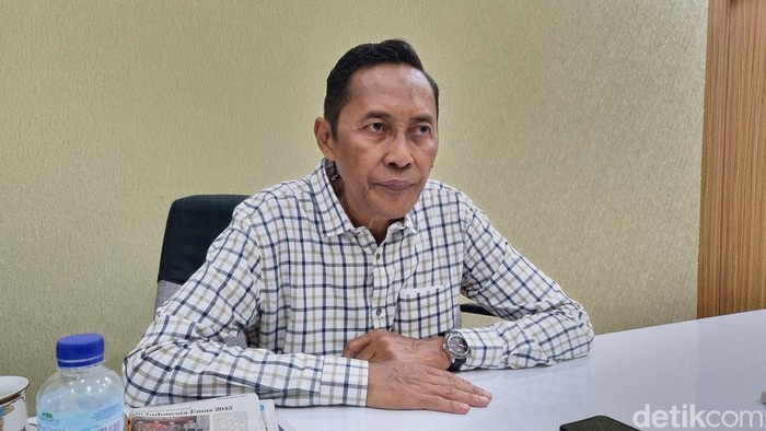 Aris Suharyanta yang diberi surat tugas DPP Gerindra untuk maju Pilkada Bantul saat ditemui, Jumat (5/7/2024).