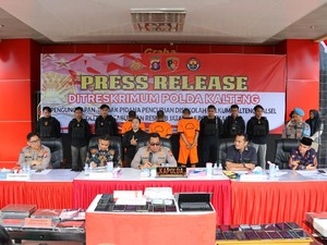 Polda Kalteng Tangkap Komplotan Pencuri Aset Sekolah Lintas Provinsi
