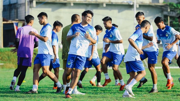 Sesi tes fisik PSIM Jogja, Jumat (5/7/2024).