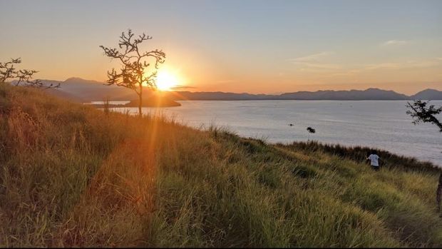 Tanjung Kajuwulu di Maumere, Nusa Tenggara Timur (NTT). (Tangakapan layar Google earth/Irvan Rivana S)