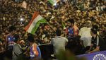 Tumpah Ruah Warga India Sambut Parade Kemenangan Piala Dunia Kriket
