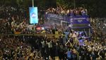 Tumpah Ruah Warga India Sambut Parade Kemenangan Piala Dunia Kriket