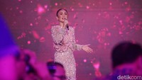 Yuni shara menjadi salah satu pengisi acara Adhyaksa Awards 2024 yang digelar di The Westin Jakarta, Jumat (5/7/2024).