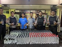 298 Botol Arak Bali di Mojokerto Disita Jelang Malam Satu Suro