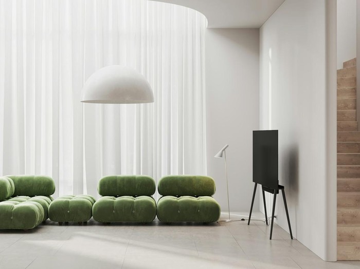 Japandi style untuk desain interior rumah.