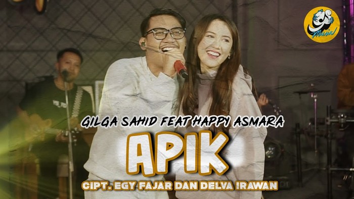 Lirik Lagu Apik Gilga Sahid Feat Happy Asmara Trending YouTube
