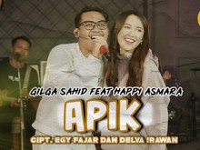 Lirik Lagu Apik Happy Asmara dan Gilga Sahid, Tembus Trending YouTube Lirik Lagu Apik Happy Asmara dan Gilga Sahid, Tembus Trending YouTube
