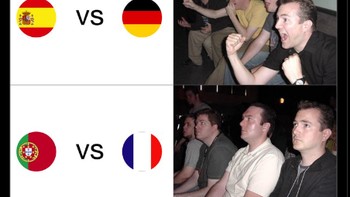 Tapi emang benar ya, kalau pertandingan Protugal Vs Prancis membosankan? Foto: (Twitter).
