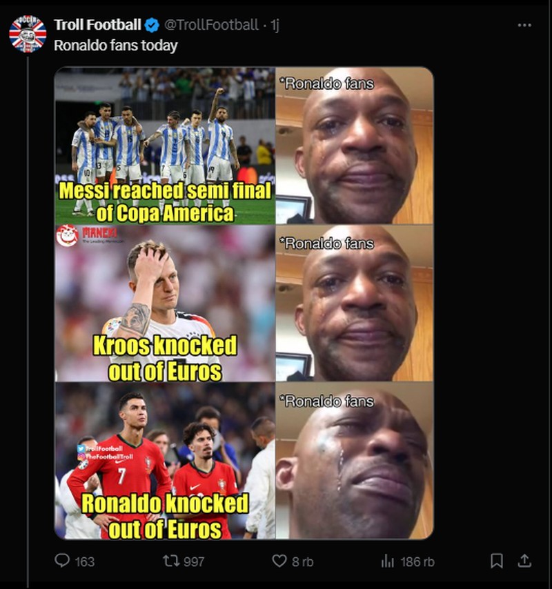 Portugal Vs Prancis tuntas di perempatfinal Euro 2024. Portugal gagal melaju ke semifinal, usai kalah adu penalti. Perjalanan Ronaldo pun berakhir di Euro 2024.