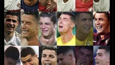 Meme Cristiano Ronaldo Dibanding-bandingkan sama Lionel Messi