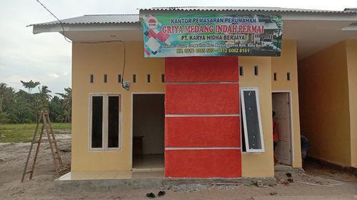 Penampakan rumah di Griya Medang Indah Permai.