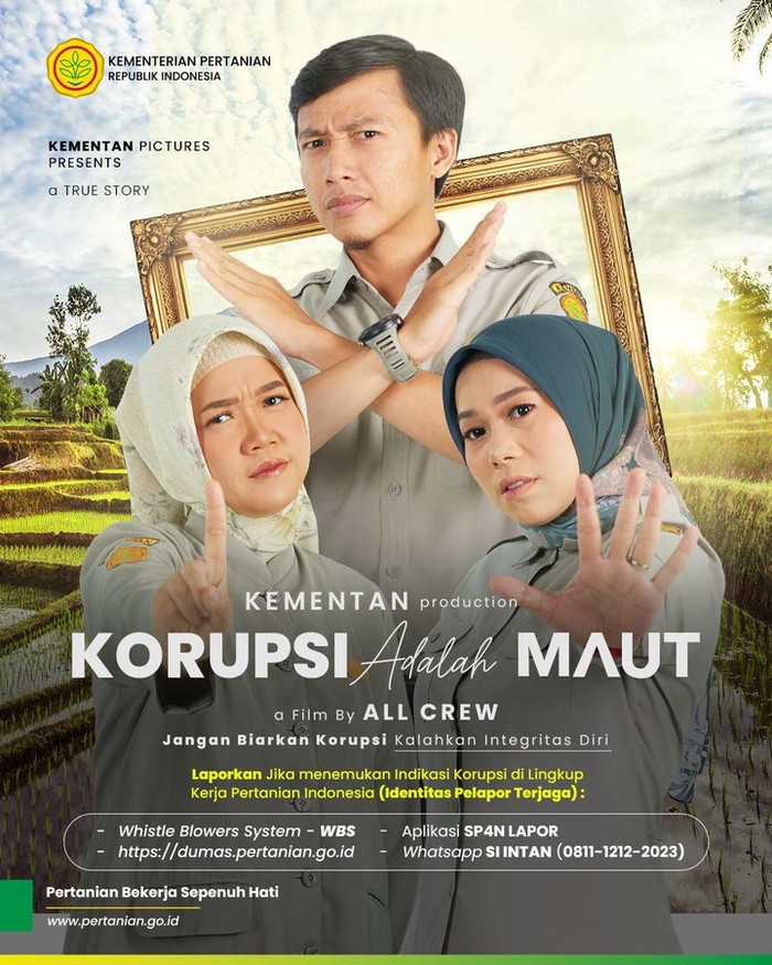 Poster Korupsi Adalah Maut Kementan