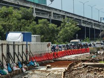 Proyek SPAM di Kalimalang Makan Satu Lajur Jalan