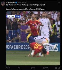 Spanyol Vs Jerman di perempatfinal Euro 2024 selesai. Tim Matador menang 2-1. Netizen puji penampilan Lamine Yamal, tapi satu sisi geram dengan Toni Kroos.