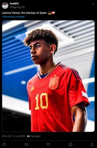 Spanyol Vs Jerman di perempatfinal Euro 2024 selesai. Tim Matador menang 2-1. Netizen puji penampilan Lamine Yamal, tapi satu sisi geram dengan Toni Kroos.