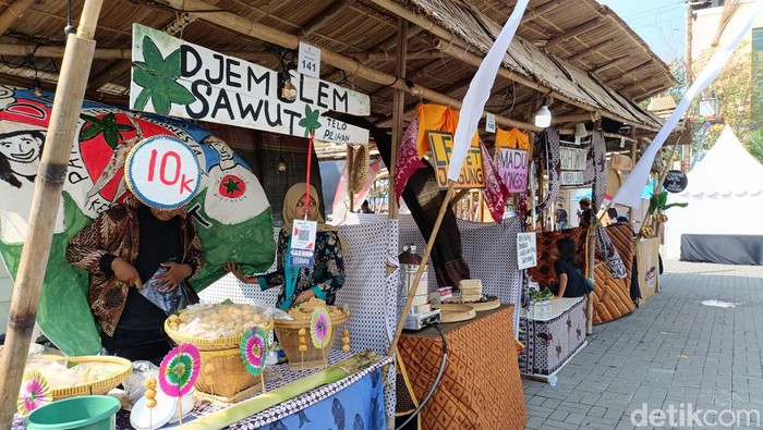Suasana Pasar Kangen TBY Jogja 2024. Event ini digelar 4 Juli sampai 13 Juli 2024