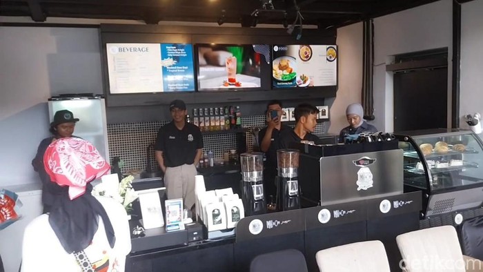 Suasana di Imah Kopi, Jalan Sukonandi, Semaki, Umbulharjo, Kota Jogja, Sabtu (6/7/2024).