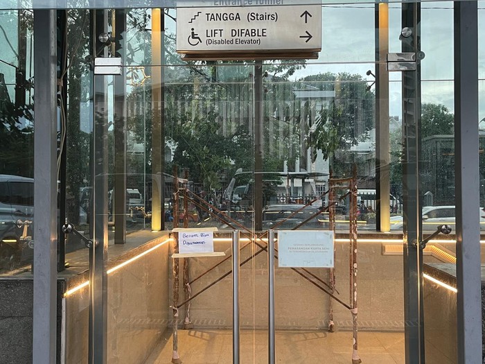 Terowongan Silaturahmi ditutup (Anggi/detikcom)