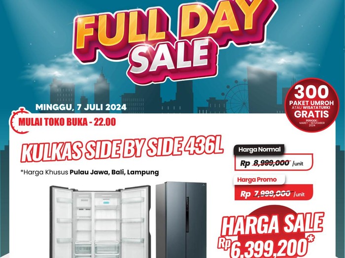 Transmart Full Day Sale-Kulkas