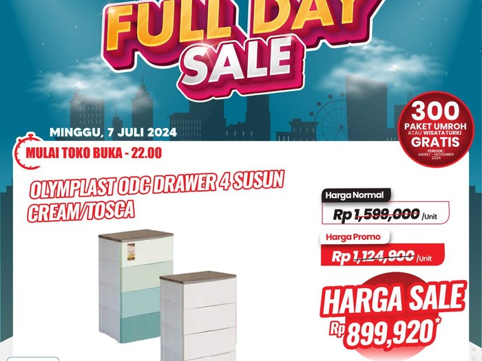 Transmart Full Day Sale-lemari susun