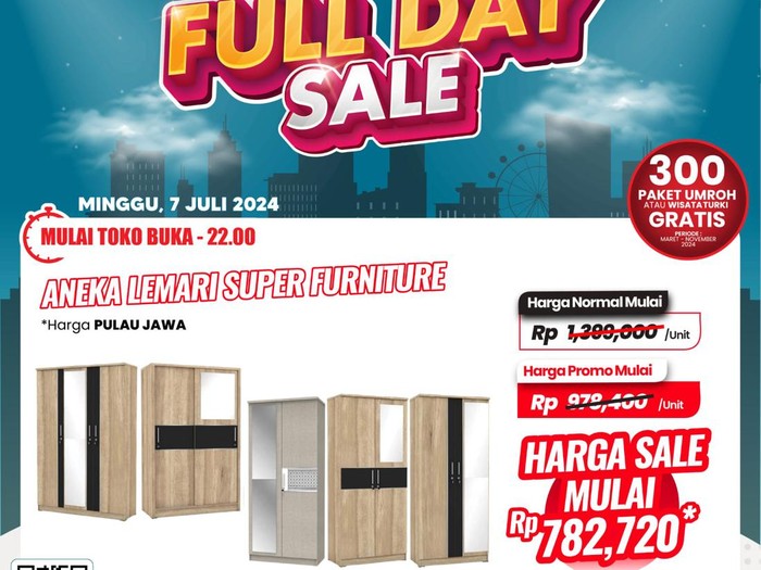 Transmart Full Day Sale-Lemari