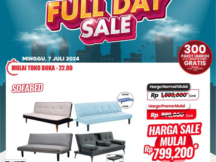 Transmart Full Day Sale-Sofabed