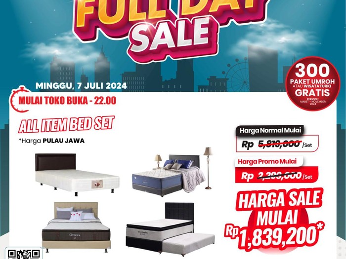 Transmart Full Day Sale-Tempat Tidur