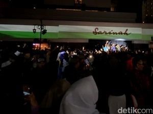 Pesan dari Bandung untuk Palestina Lewat Sajian Video Mapping