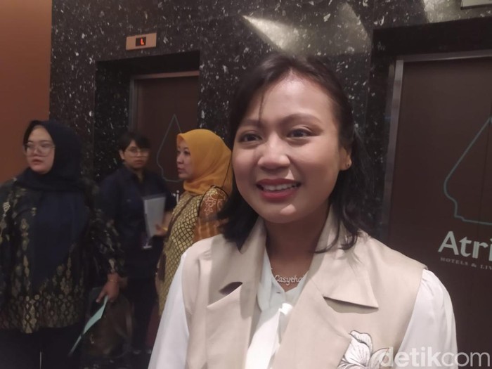 Anggota DPD RI dari Jateng, Casytha Arriwi Kathmandu, saat ditemui di Magelang, Minggu (7/7/2024).