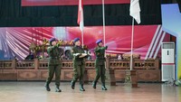 Perhelatan ASEAN University Games (AUG) ke-21 yang diselenggarakan pada 25 Juni-6 Juli 2024 di Surabaya hingga Malang Jawa Timur resmi ditutup. Upacara penutupan berlangsung di Graha Cakrawala, Universitas Negeri Malang (UM), Jawa Timur, Sabtu (6/7/2024). Foto: dok. Kemendikbudristek