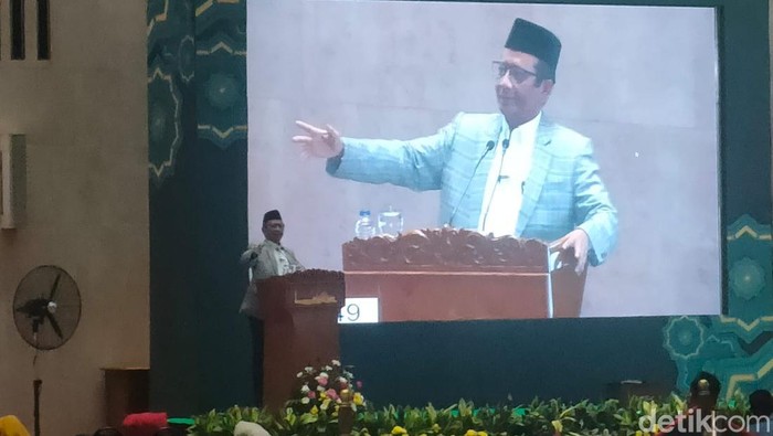 Eks Menko Polhukam Mahfud Md. (Dwi R/detikcom)