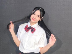 8 Foto Cantiknya Jazzlyn Trisha, Anggota Termuda JKT48 yang Baru Lulus SD