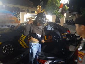 Cegah Gesekan Saat Suroan, Polisi Nganjuk Razia Atribut Pesilat