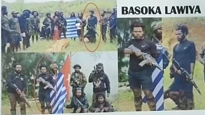 Tampang anggota KKB Basoka Lawiya yang tewas ditembak mati aparat di Nabire.