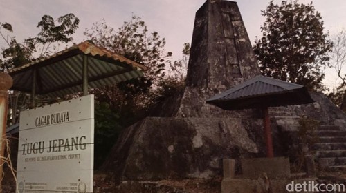 Tugu Jepang di Kelurahan Penfui, Kecamatan Maulafa, Kota Kupang, NTT. (Simon Selly/detikBali)